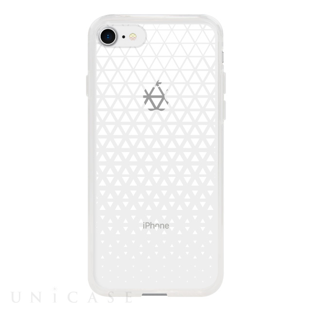 【アウトレット】【iPhoneSE(第3/2世代)/8/7 ケース】MONOCHROME CASE for iPhoneSE(第2世代)/8/7 (Triangle Pattern White)