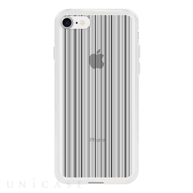 【アウトレット】【iPhoneSE(第3/2世代)/8/7 ケース】MONOCHROME CASE for iPhoneSE(第2世代)/8/7 (Thin Stripe Black)