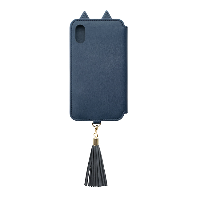 【アウトレット】【iPhoneXS/X ケース】Tassel Tail Cat for iPhoneXS/X(NAVY)goods_nameサブ画像