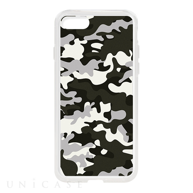 【アウトレット】【iPhoneSE(第3/2世代)/8/7 ケース】HYBRID CASE for iPhoneSE(第2世代)/8/7 (Black Camo)