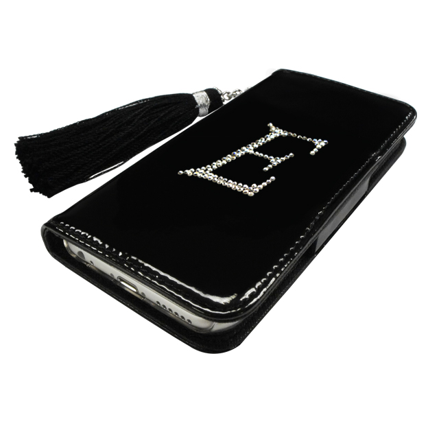 【アウトレット】【iPhone6s/6 ケース】イニシャルウォレットケース ”E” ブラック for iPhone6s/6goods_nameサブ画像