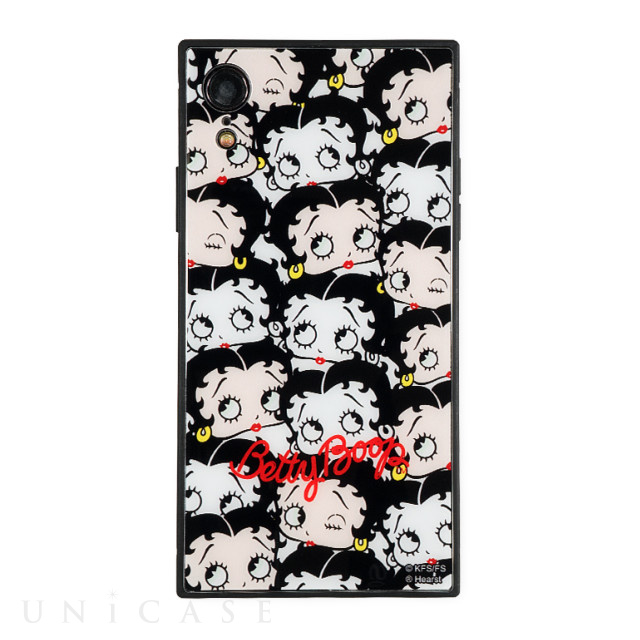 【iPhoneXR ケース】Betty Boop スクエア型 ガラスケース (PAST AND PRESENT)