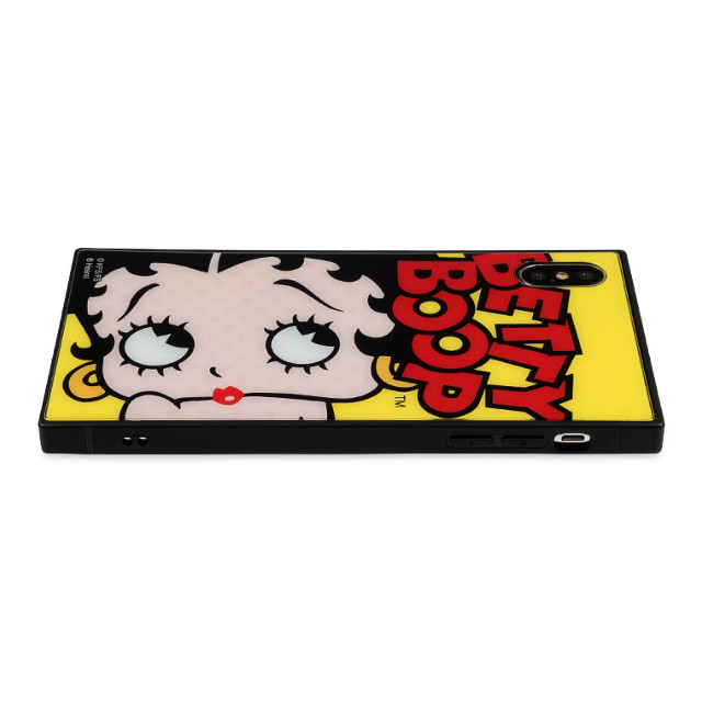 【iPhoneXS Max ケース】Betty Boop スクエア型 ガラスケース (YELLOW)サブ画像