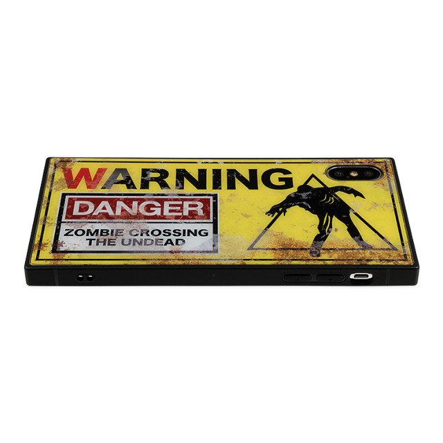 【iPhoneXS Max ケース】KWH スクエア型 ガラスケース (WARNING DANGER)goods_nameサブ画像