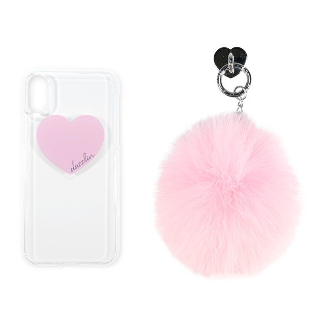 【iPhoneXS/X ケース】dazzlin クリアケース FUR (CHERRY PINK)goods_nameサブ画像