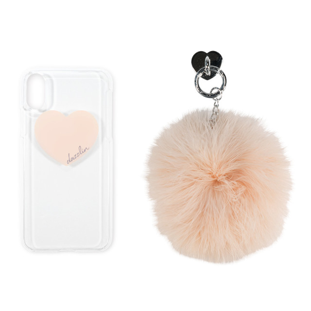 【iPhoneXS/X ケース】dazzlin クリアケース FUR (LATTE BEIGE)goods_nameサブ画像