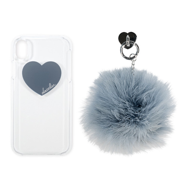 【iPhoneXR ケース】dazzlin クリアケース FUR (VINTAGE GRAY)サブ画像