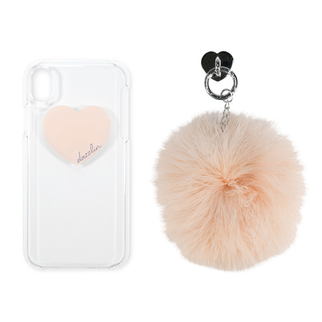 【iPhoneXR ケース】dazzlin クリアケース FUR (LATTE BEIGE)goods_nameサブ画像