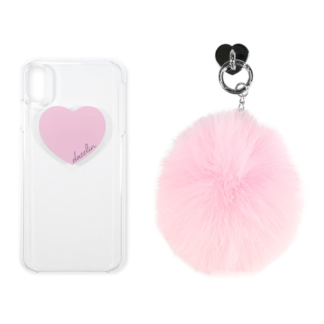 【iPhoneXS Max ケース】dazzlin クリアケース FUR (CHERRY PINK)goods_nameサブ画像