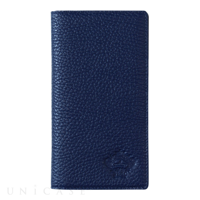 【iPhoneXS/X ケース】“minimo”(BOOK TYPE) (NAVY)