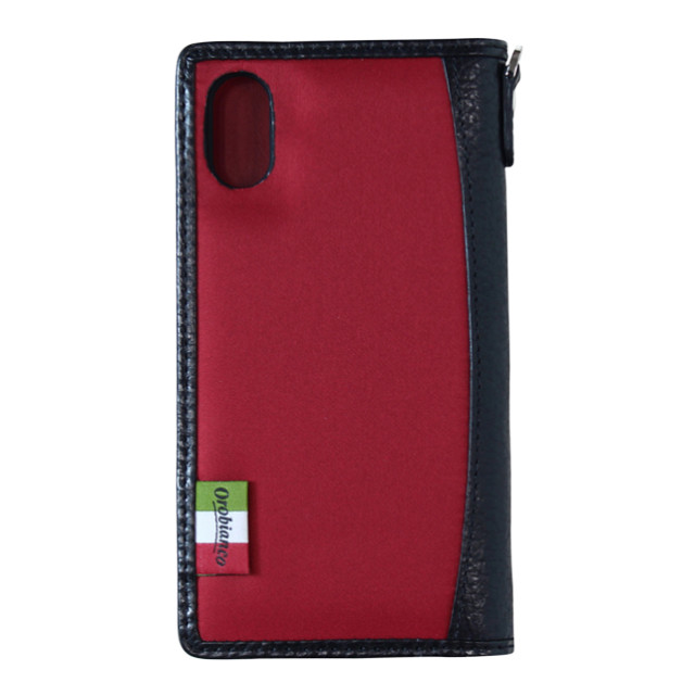 【iPhoneXS/X ケース】“Classico”(BOOK TYPE) (RED/BLACK)サブ画像