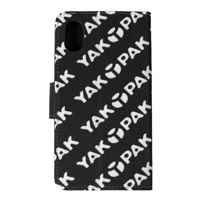 【iPhoneXS/X ケース】BOOK TYPE CASE (LOGO PATTERN BLK)サブ画像