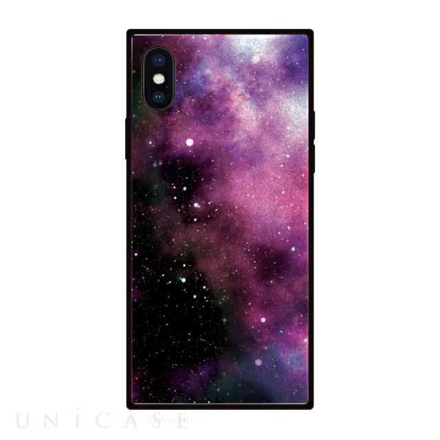 【iPhoneXS/X ケース】TILE 宇宙 (PINK)