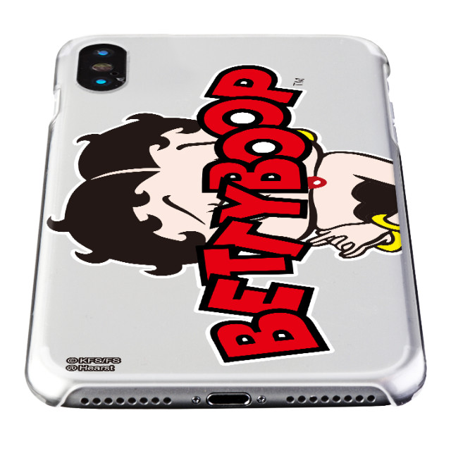 【iPhoneXS Max ケース】Betty Boop クリアケース (LOGO Red ＆ Black)サブ画像