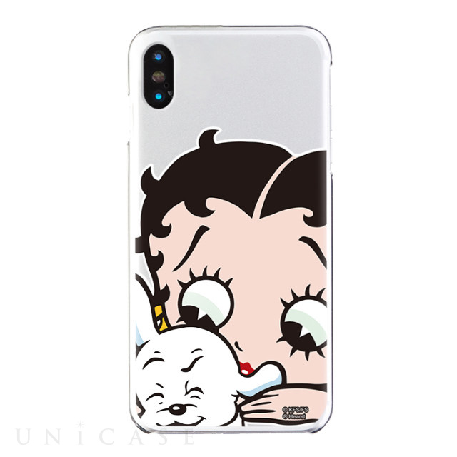 【iPhoneXS Max ケース】Betty Boop クリアケース (STARING EYES)