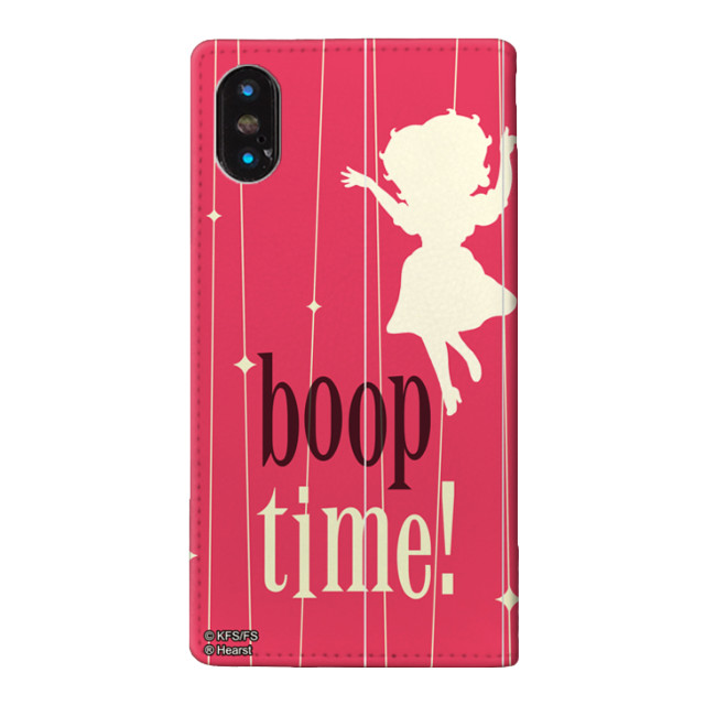 【iPhoneXS/X ケース】Betty Boop 手帳型ケース (BOOP TIME)サブ画像