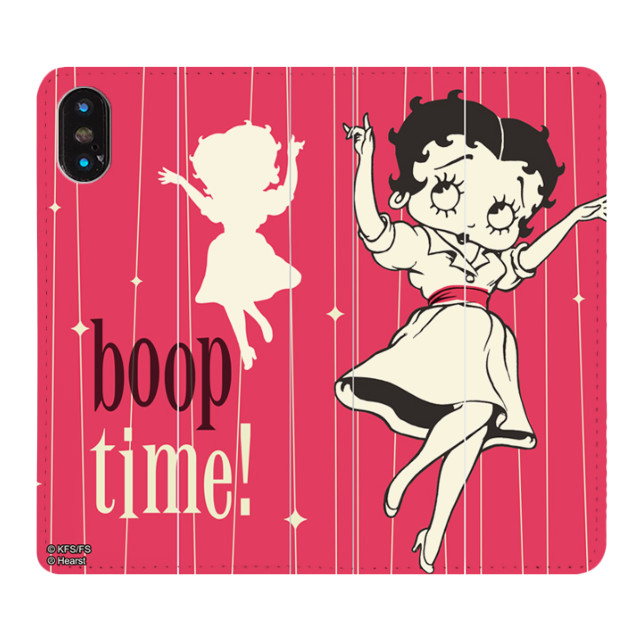 【iPhoneXR ケース】Betty Boop 手帳型ケース (BOOP TIME)サブ画像