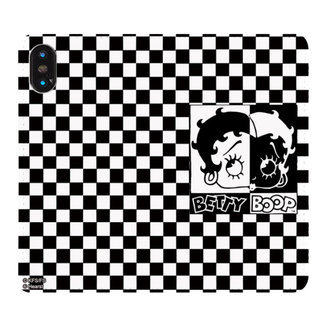 【iPhoneXR ケース】Betty Boop 手帳型ケース (Monotone)サブ画像