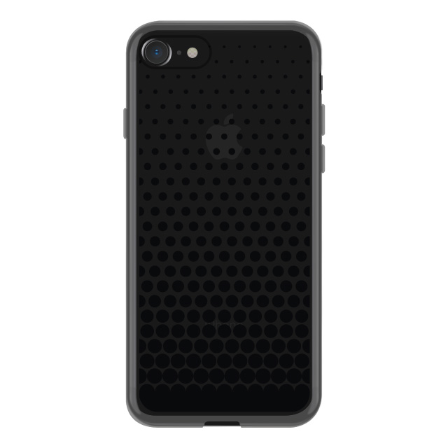 【アウトレット】【iPhoneSE(第3/2世代)/8/7 ケース】MONOCHROME CASE for iPhoneSE(第2世代)/8/7 (Gradation Dot Black)サブ画像