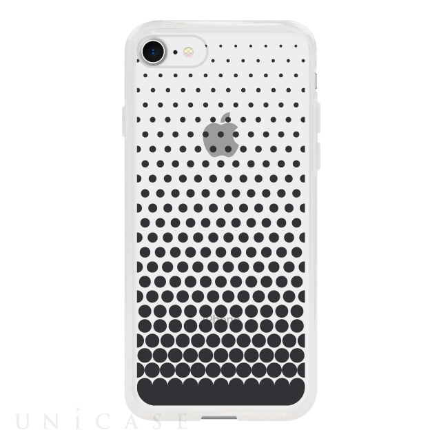 【アウトレット】【iPhoneSE(第3/2世代)/8/7 ケース】MONOCHROME CASE for iPhoneSE(第2世代)/8/7 (Gradation Dot Black)