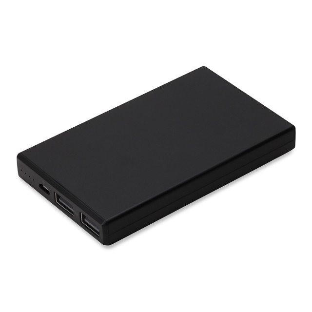 Type-C＆micro USBタフケーブル付き モバイルバッテリー5000mAh (ブラック)サブ画像