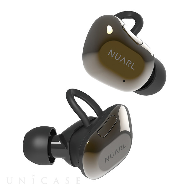 【完全ワイヤレスイヤホン】NT01AX HDSS TRUE WIRELESS STEREO EARPHONES (ブラックゴールド)