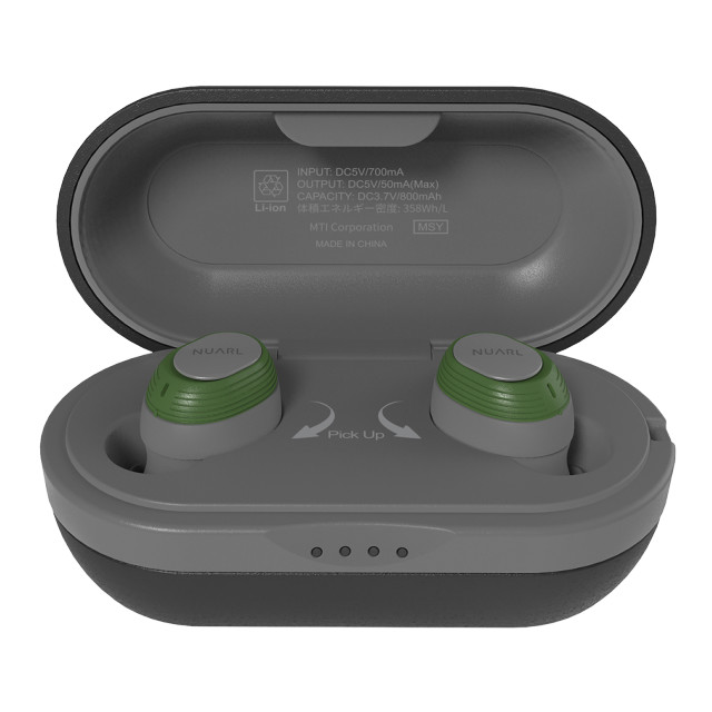 【完全ワイヤレスイヤホン】NT100 WATERPROOF TRUE WIRELESS STEREO EARPHONES (グリーン)サブ画像