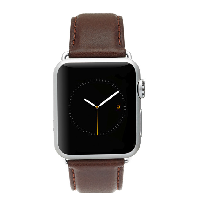 【Apple Watch バンド 45/44/42mm】Apple Watchband Signature Leather (Tobacco) for Apple Watch SE(第2/1世代)/Series9/8/7/6/5/4/3/2/1サブ画像