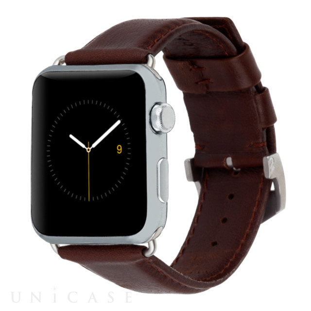 【Apple Watch バンド 45/44/42mm】Apple Watchband Signature Leather (Tobacco) for Apple Watch SE(第2/1世代)/Series9/8/7/6/5/4/3/2/1