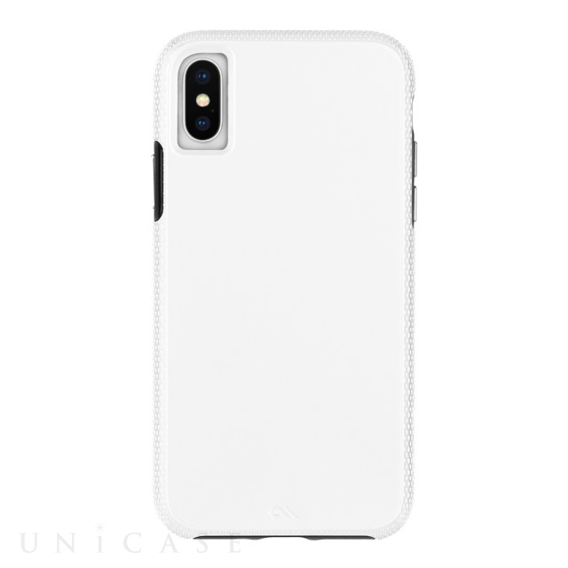 【iPhoneXS/X ケース】Tough Grip (White/Black)