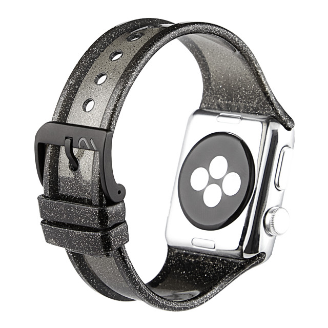 【Apple Watch バンド 41/40/38mm】Apple Watchband Sheer Glam (Noir) for Apple Watch SE(第2/1世代)/Series9/8/7/6/5/4/3/2/1サブ画像