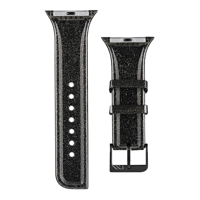 【Apple Watch バンド 41/40/38mm】Apple Watchband Sheer Glam (Noir) for Apple Watch SE(第2/1世代)/Series9/8/7/6/5/4/3/2/1サブ画像