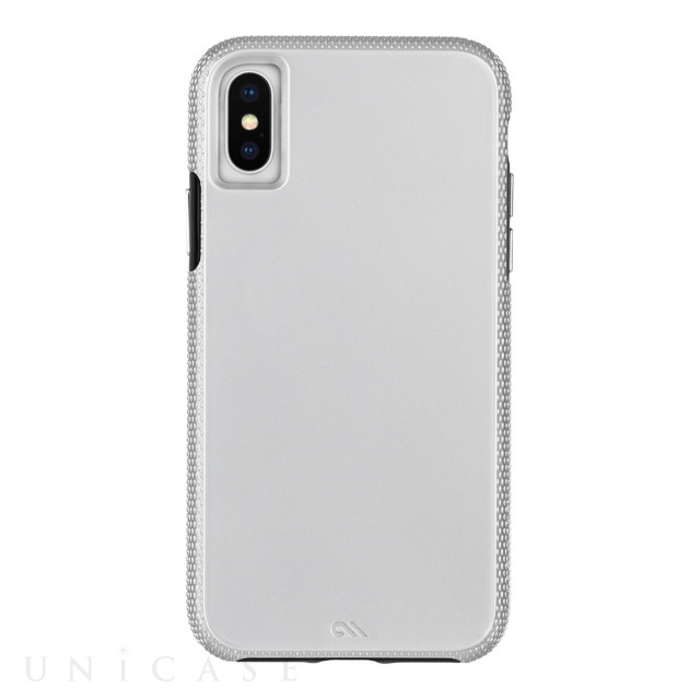 【iPhoneXS Max ケース】Tough Grip (Silver/Black)