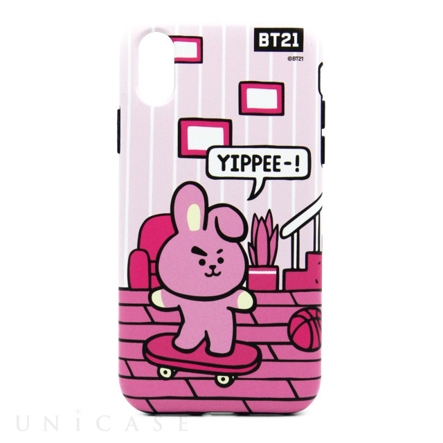 【iPhoneXS/X ケース】DUAL GUARD ROOMIES (COOKY)