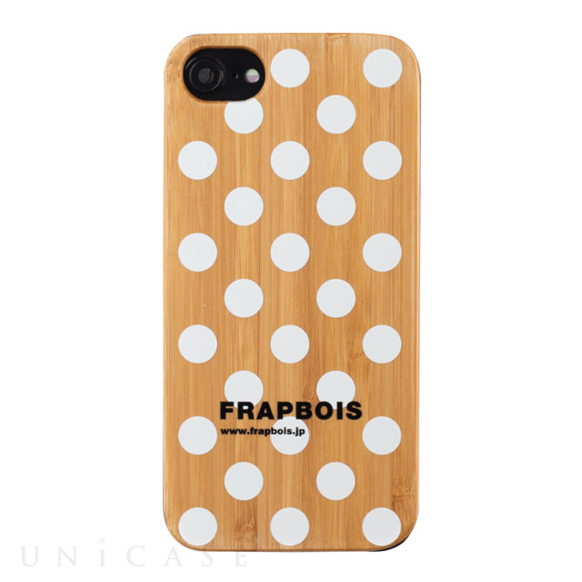 【iPhone8/7/6s/6 ケース】BAMBOOケース (DOT WHT)