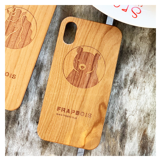 【iPhoneXS/X ケース】WOODケース (A Solid BEAR)goods_nameサブ画像