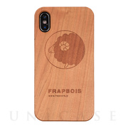 【iPhoneXS/X ケース】WOODケース (A Solid SHEEP)