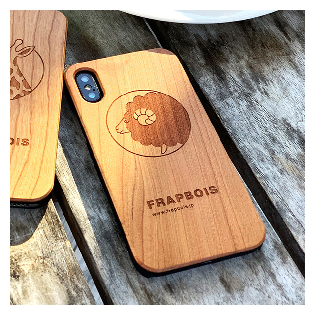 【iPhoneXS/X ケース】WOODケース (A Solid SHEEP)goods_nameサブ画像