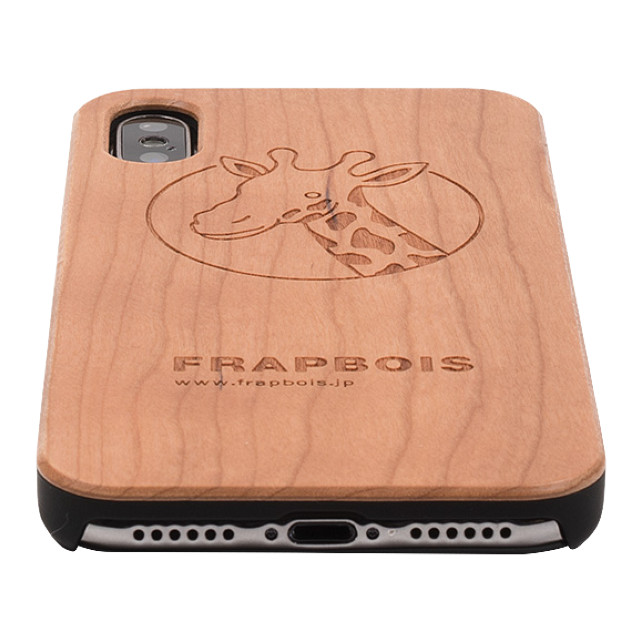 【iPhoneXS/X ケース】WOODケース (A Solid GIRAFFE)goods_nameサブ画像