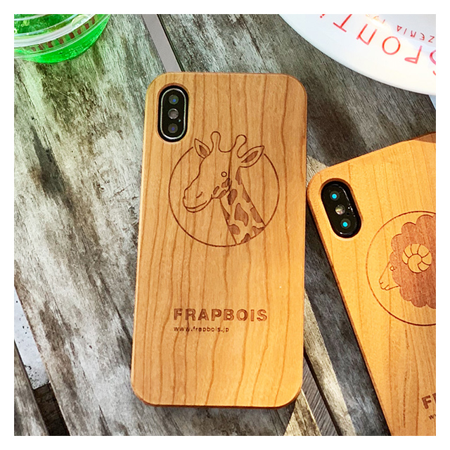 【iPhoneXS/X ケース】WOODケース (A Solid GIRAFFE)goods_nameサブ画像