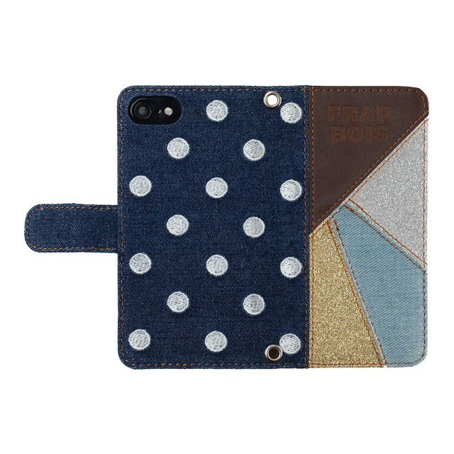 【iPhone8/7/6s/6 ケース】EMBROIDERY 手帳型ケース (DOT IDG)goods_nameサブ画像