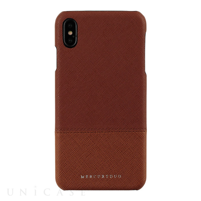 【iPhoneXS Max ケース】BI COLOR 背面型ケース (CHOCOLATE)