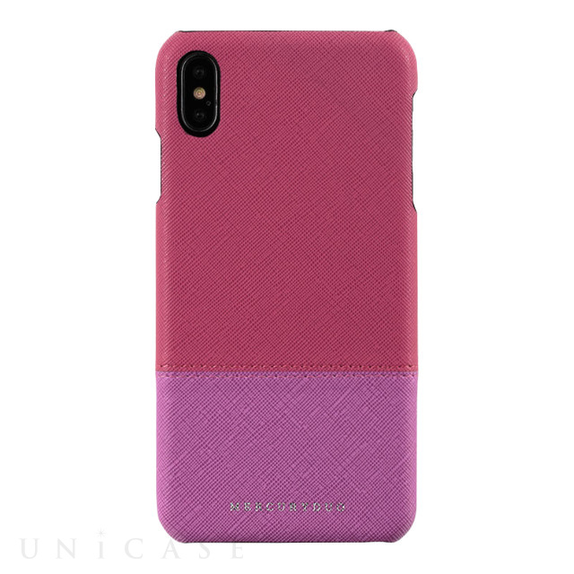 【iPhoneXS Max ケース】BI COLOR 背面型ケース (RASPBERRY)