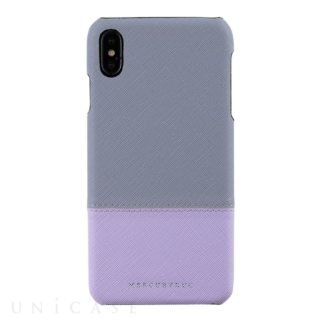 【iPhoneXS Max ケース】BI COLOR 背面型ケース (LAVENDER)