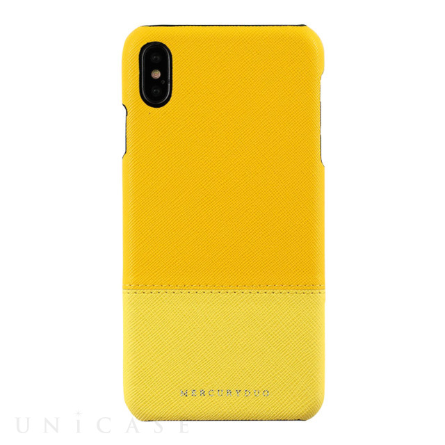 【iPhoneXS Max ケース】BI COLOR 背面型ケース (LEMON)