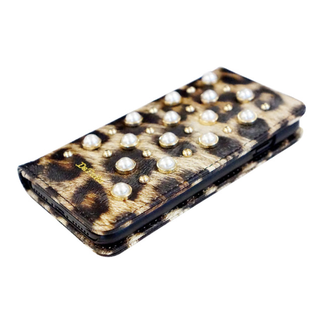 【iPhone8/7/6s/6 ケース】PEARL STUDS 手帳ケース (LEOPARD)goods_nameサブ画像