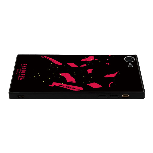 【iPhone8/7 ケース】RADIO EVA スクエア型 ガラスケース (YAMIYO (RED))goods_nameサブ画像