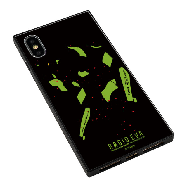 【iPhoneXS/X ケース】RADIO EVA スクエア型 ガラスケース (YAMIYO (GREEN))goods_nameサブ画像