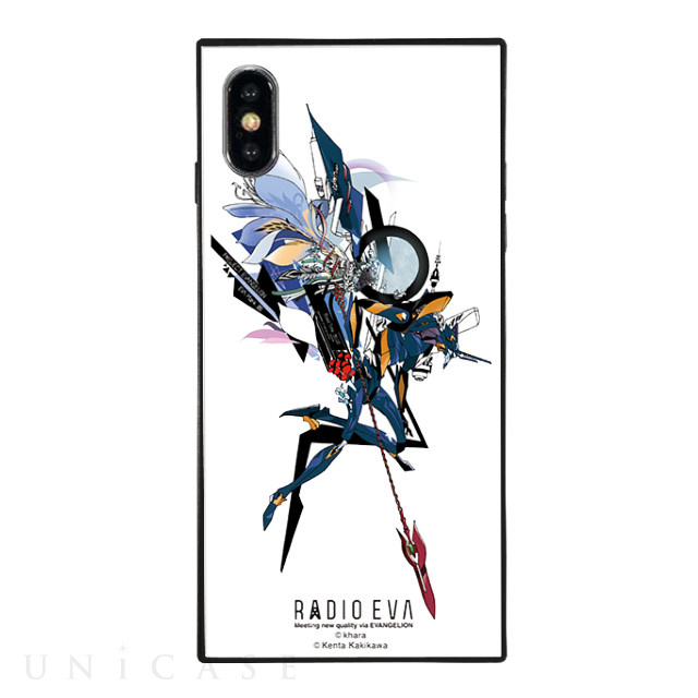 【iPhoneXS Max ケース】RADIO EVA スクエア型 ガラスケース (KAWOLU)