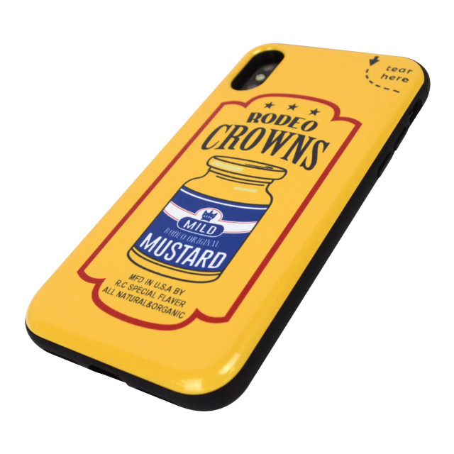 【iPhoneXS/X ケース】RODEO CROWNS カード収納型背面ケース (マスタード)サブ画像